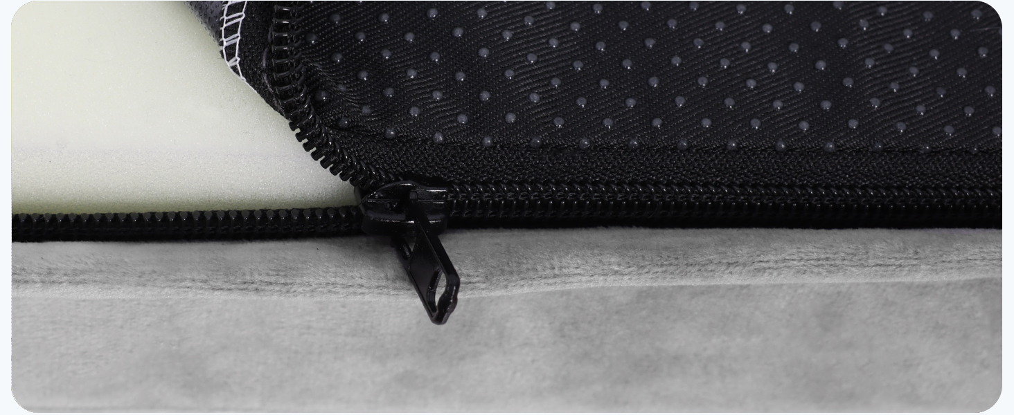 Ортопедичне ліжко для собак KSIIA, великі породи, 104x68x8 см, сіре, знімний наматрац, легко миється