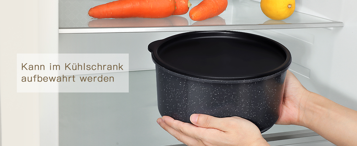 Набір посуду GiPP 21 предмет: сковороди та каструлі з антипригарним покриттям, для всіх типів плит, чорний