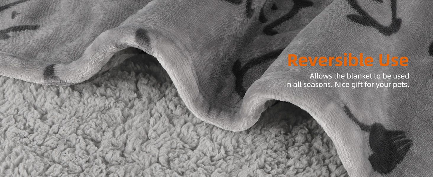 Водонепроникний плед для собак Nobleza XXL (203 x 152 см), м'який та пухнастий, для собак та котів, можна прати в машині, двосторонній чохол для дивану, сірий