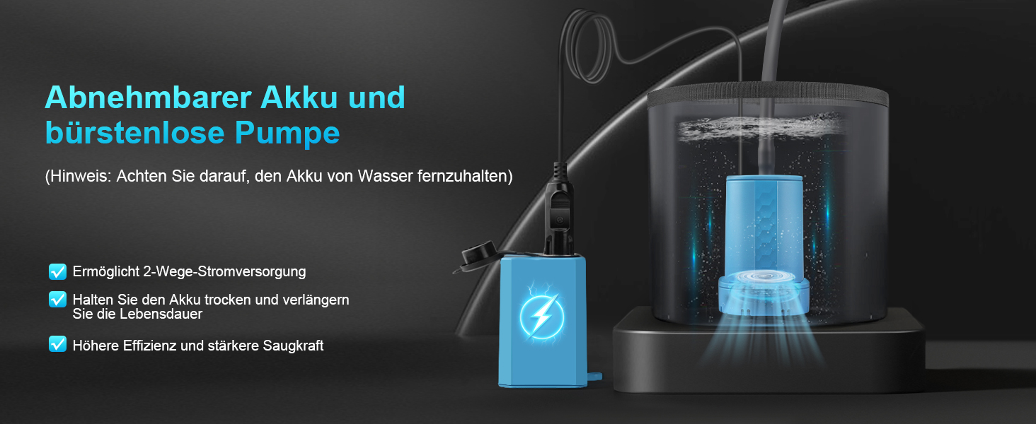 AUTOPkio Camping Shower with Battery, 12V 24V Portable Outdoor Camp Shower Set 4500mAh Rechargeable with Pump for RV, Travel, Car Washing