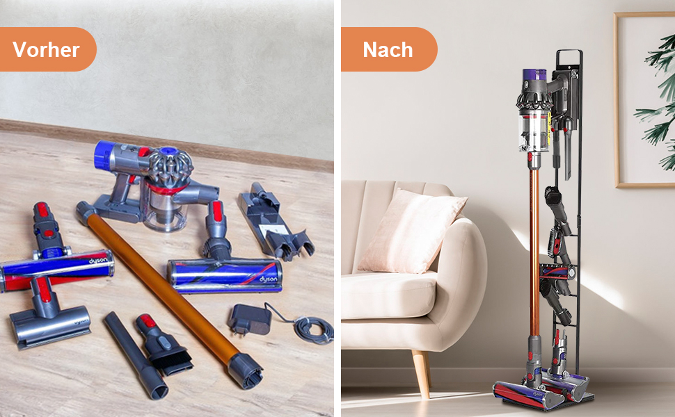 Підставка для пилососів Dyson Gen5 V15s, V15, V12 Slim, V11, V10, V8, V7, V6 - чорна