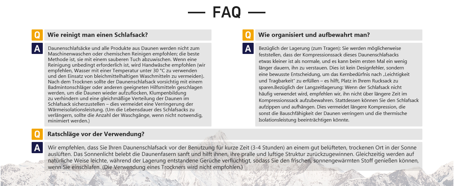 Спальний мішок для дорослих з пухом, 680FP, Outdoor, зимовий, для кемпінгу, походів та подорожей, з компресійним мішком, -10°C, сірий