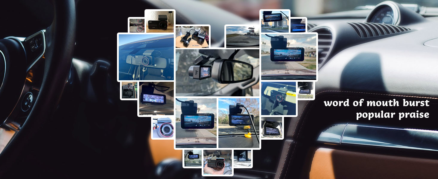 Відеореєстратор Dashcam 2.5K QHD з двома камерами (передня та задня) | DC339CT-18 | 64GB карта в подарунок