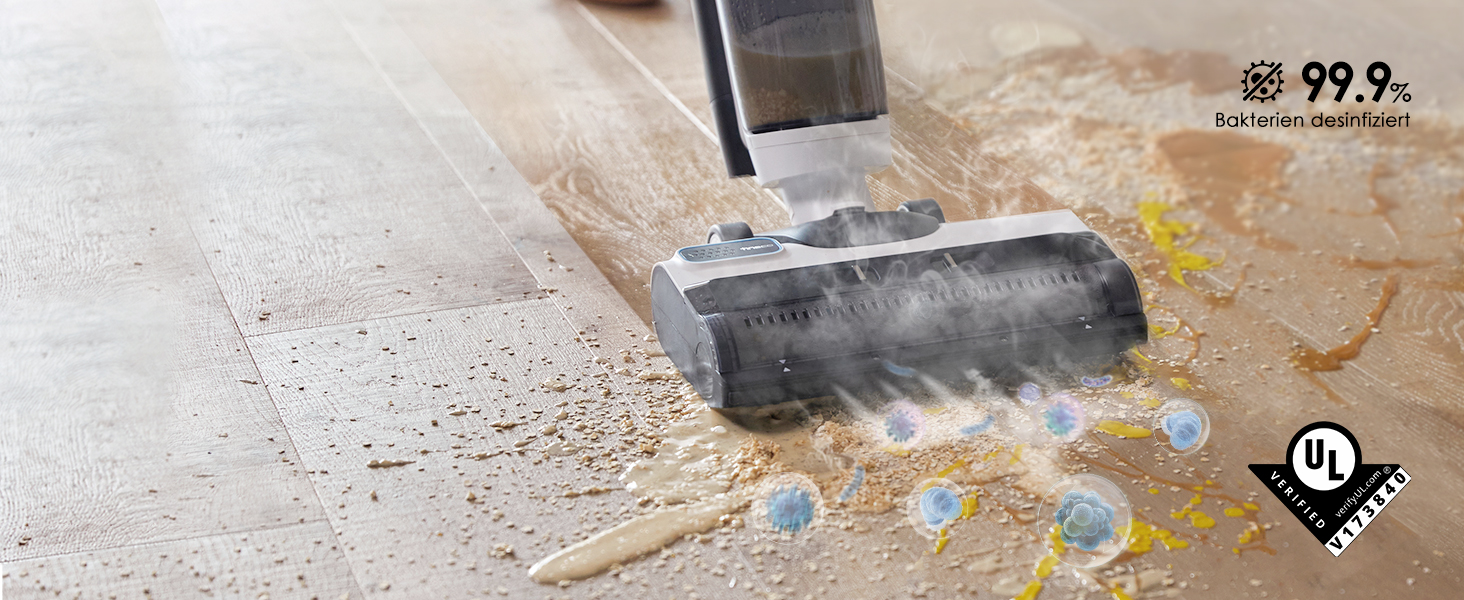 Бездротовий пилосос Tineco S5 Combo: ідеальний для шерсті тварин та липких забруднень, легкий, тихий, з інтелектуальним дисплеєм