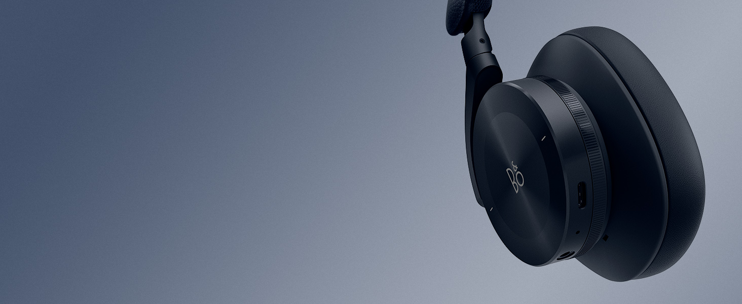 Bang & Olufsen Beoplay H95: Бездротові навушники Bluetooth з активним шумозаглушенням, чорного кольору (Navy). Преміум-класу, до 50 годин роботи, з алюмінієвим кейсом