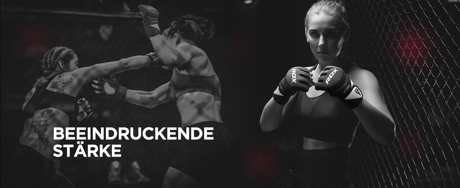 Боксерські рукавички RDX Profi MMA: шкіра Maya Hide, для спарингу, кикбоксингу, муай-тай, чоловічі/жіночі