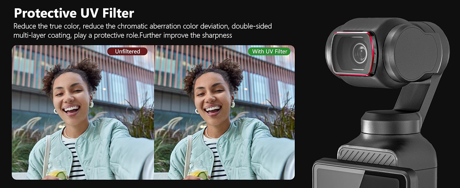 Набір фільтрів STARTRC для DJI Osmo Pocket 3 Creator Combo: CPL, ND 8, ND 16, ND 32, ND 64, ND256 (магнітні, версія з алюмінію)