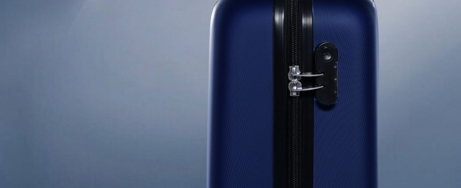 Набір валіз FERGÉ Toulouse 3 шт. з жорстким корпусом - ручна поклажа 55 см, L, XL. Чорний колір, 100% ABS.