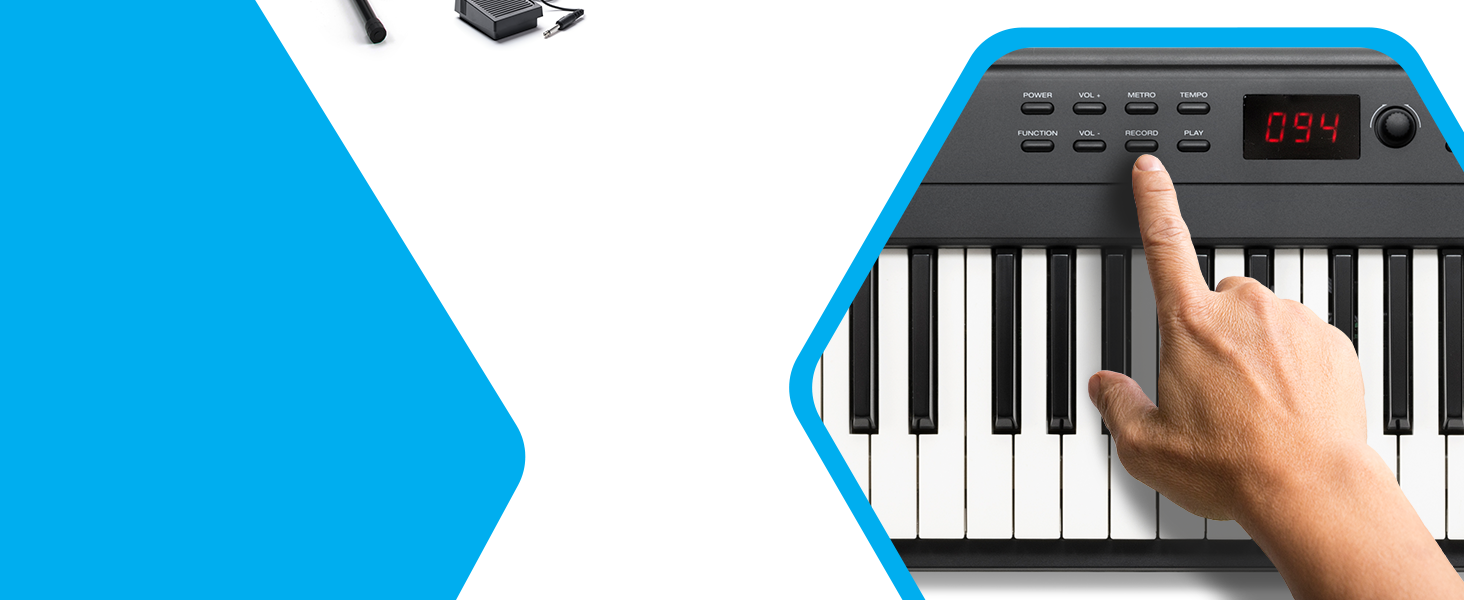 Клавіатура Alesis E-Piano з 88 клавішами, 480 звуків, USB-MIDI, динаміками, аксесуарами та уроками для початківців