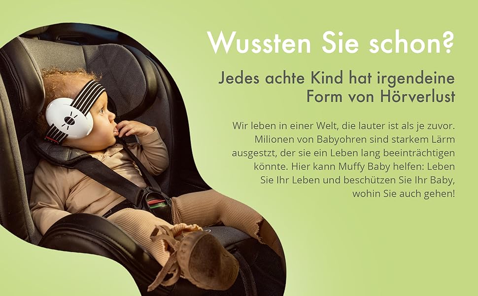 Навушники для захисту слуху Alpine Muffy Baby Klassik - для малюків до 36 місяців, чорний