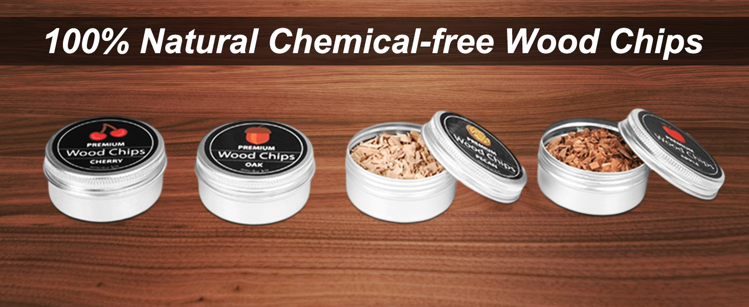 Набір для приготування коктейлів з димом: ретро-набір для віскі та бурбона з ліхтариком, 4 смаки