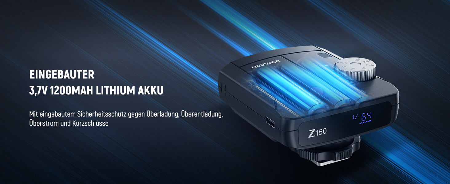 Спалахувачка NEEWER Z150 для Canon, Nikon, Panasonic, Olympus, Pentax та інших DSLR/цифрових камер