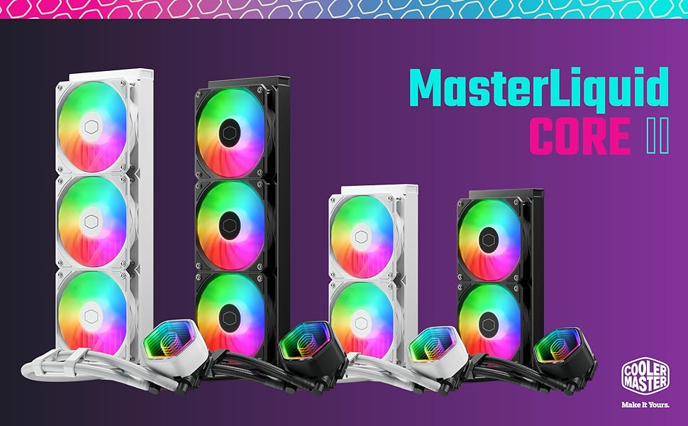 Система водяного охолодження Cooler Master Masterliquid L Core ARGB 360, MLW-D36M-A18PZ-R1 (білий корпус)
