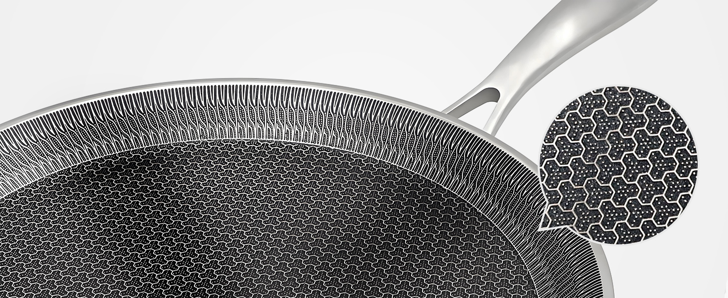 Сковорода для млинців з нержавіючої сталі 26 см з антипригарним покриттям, індукційна сумісність
