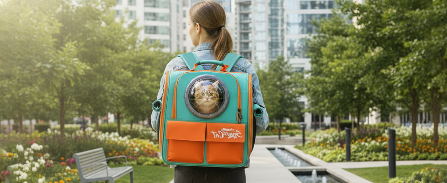 Рюкзак-переноска для кота Galatée, рюкзак для тварин, рюкзак-кокони, рюкзак-капсула з вентиляцією, рюкзак для собак та маленьких собак (сірий)