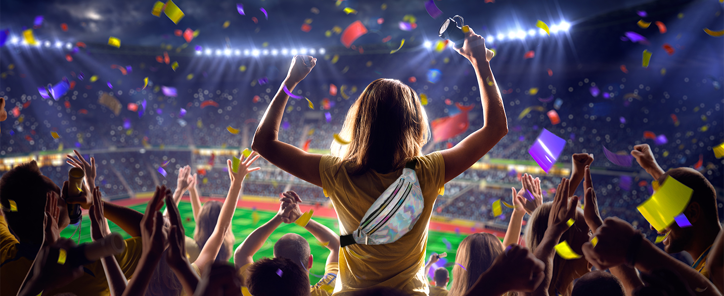 Чоловіча/Жіноча поясна сумка-бананка, водонепроникна, з відділеннями на блискавці, регульований ремінь, срібна