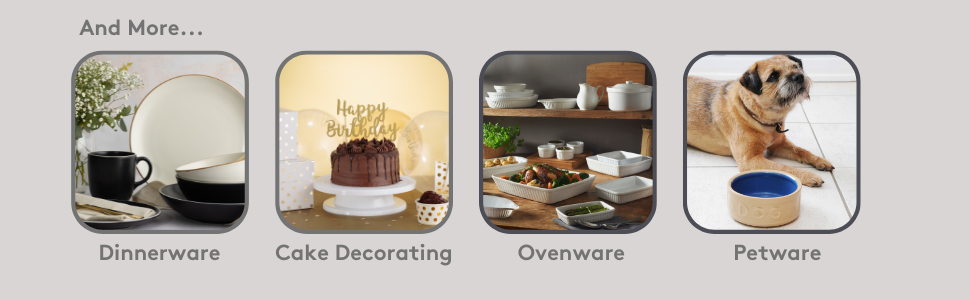 Миска для собак Mason Cash Reactive Paw, 18 см, 950 мл, для середніх та великих собак, кераміка, безпечна для миття в посудомийній машині та заморожування