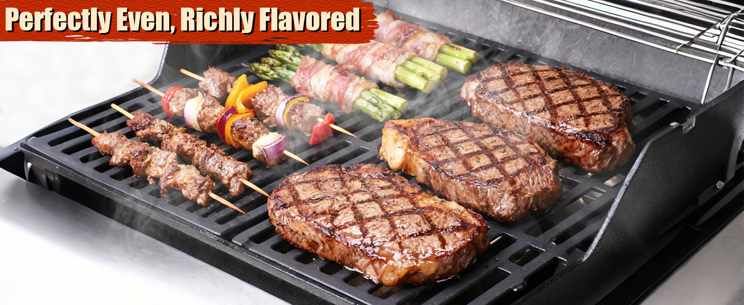 Решітка для гриля Weber Spirit I & II E210, E220, S210, S220 (2 шт.) - чавун, Denmay 7637