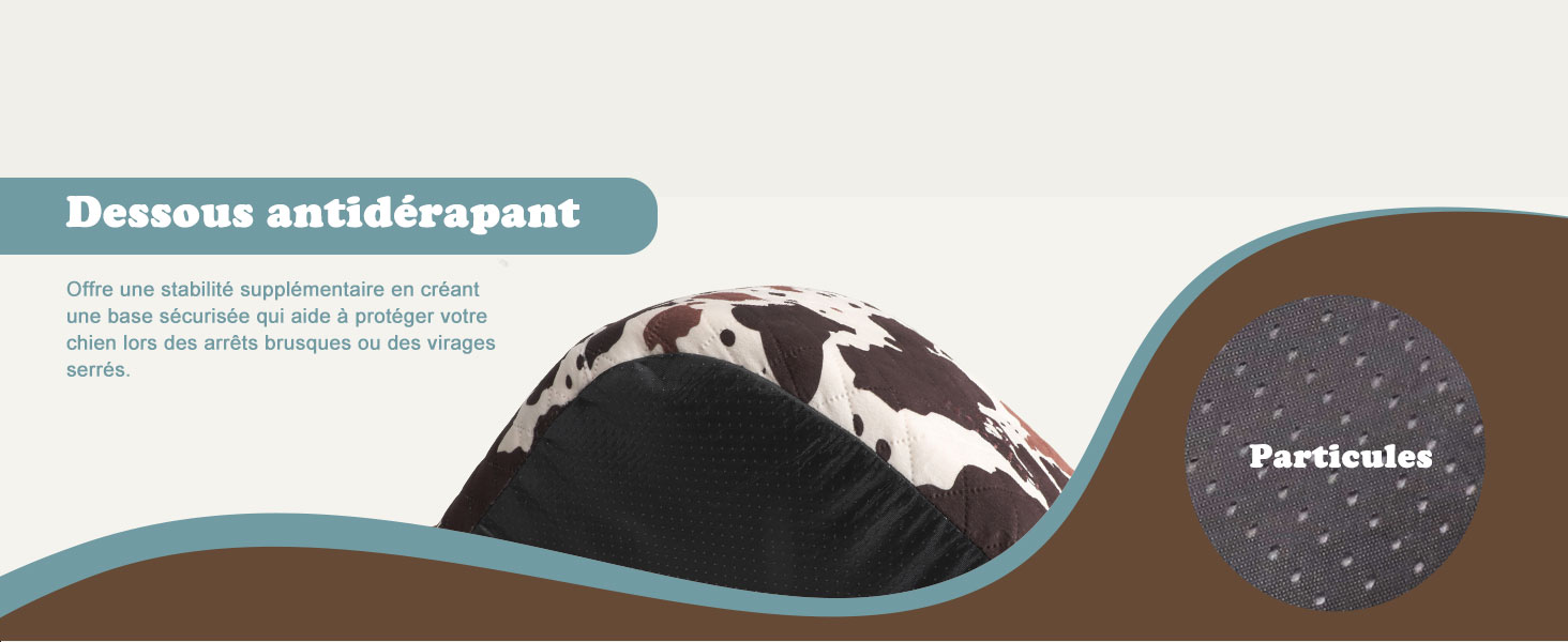 Автокрісло для собак iPetba - безпечне та зручне автокрісло для маленьких собак, захист від зіткнень, антиковзаюча поверхня, захист салону авто, знімне та миється, зелено-коричневе