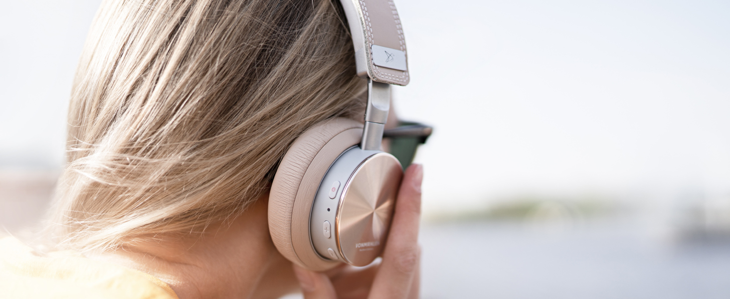 Бездротові навушники VONMÄHLEN Concert One Bluetooth On-Ear (Рожеве золото) з кейсом, мікрофоном та AUX кабелем