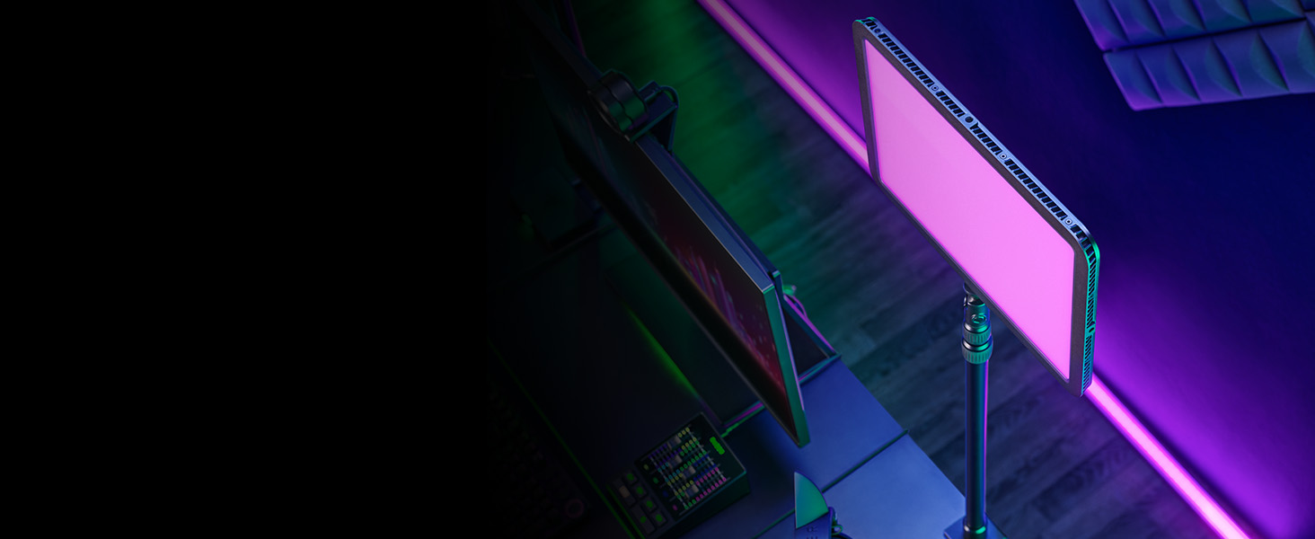 Razer Seiren X для PlayStation - USB конденсаторний мікрофон для стрімінгу PS4/PS5 (чорно-синій). З амортизатором, суперкардіоїда, кнопка вимкнення звуку