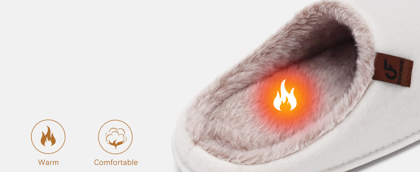 Тапочки жіночі COFACE з фетру, теплі, зручні, з м'якою підкладкою, чорні, розмір 38 EU