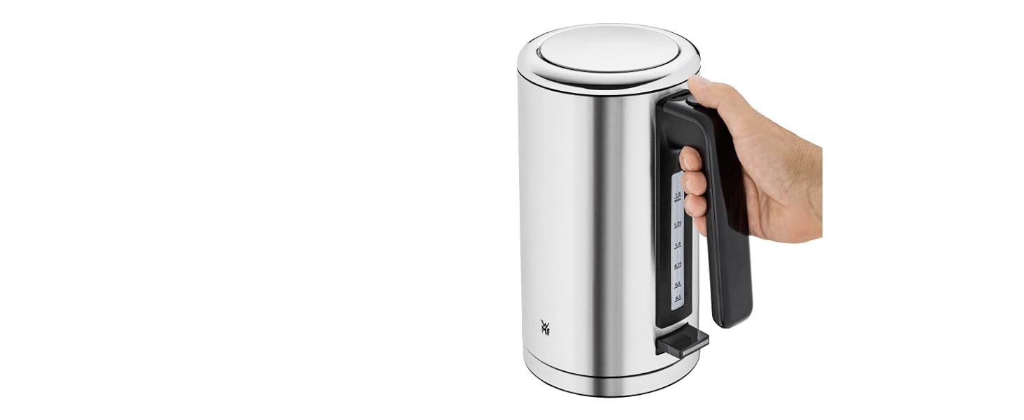 Електрочайник WMF Lono 1,6 л, нержавіюча сталь, 2400 Вт, з підсвіткою та фільтром від накипу