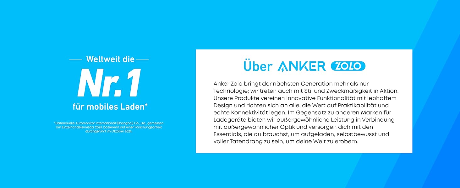 Anker Zolo Powerbank магнітна, 10000mAh, 30W, бездротова зарядка, для iPhone 17/16/15, AirPods, чорна