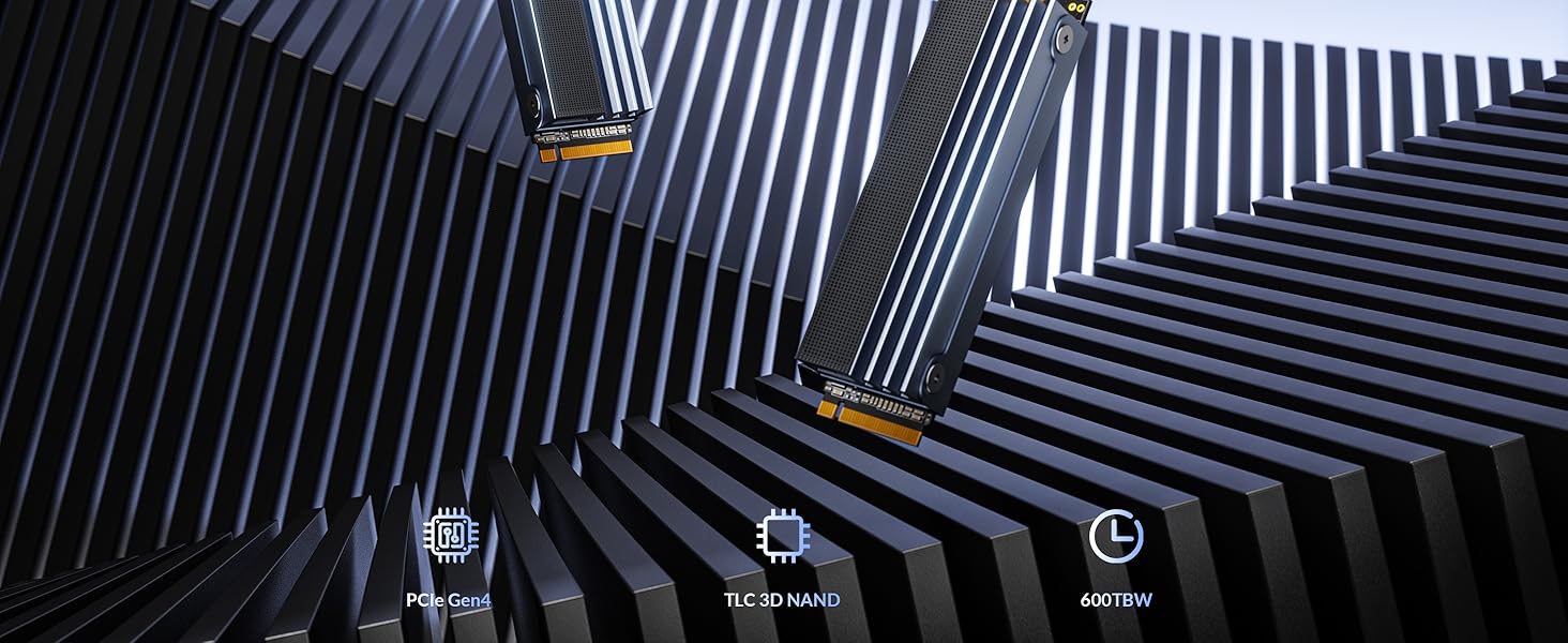 SSD iDsonix NVMe M.2 PCIe 4.0 1TB (7300 МБ/с, 5000 МБ/с) для ПК, ігор та відеомонтажу