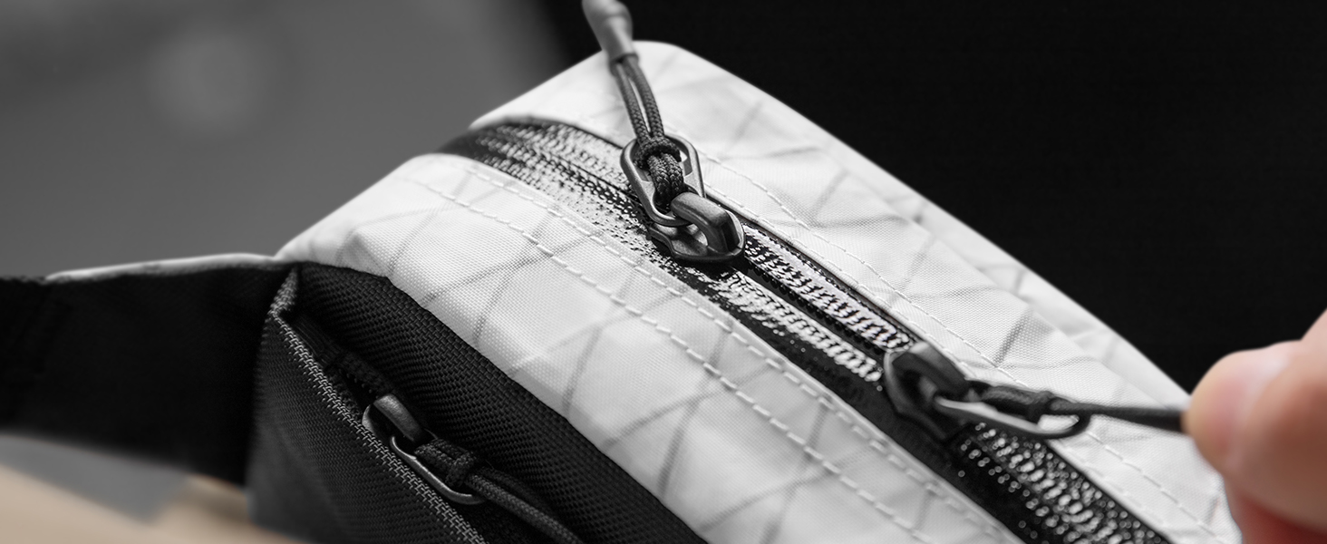 tomtoc Сумка на плече Sling Bag 3.5L з RFID-захистом - водонепроникна, для Switch, iPad mini, EDC, подорожі | X-pac White