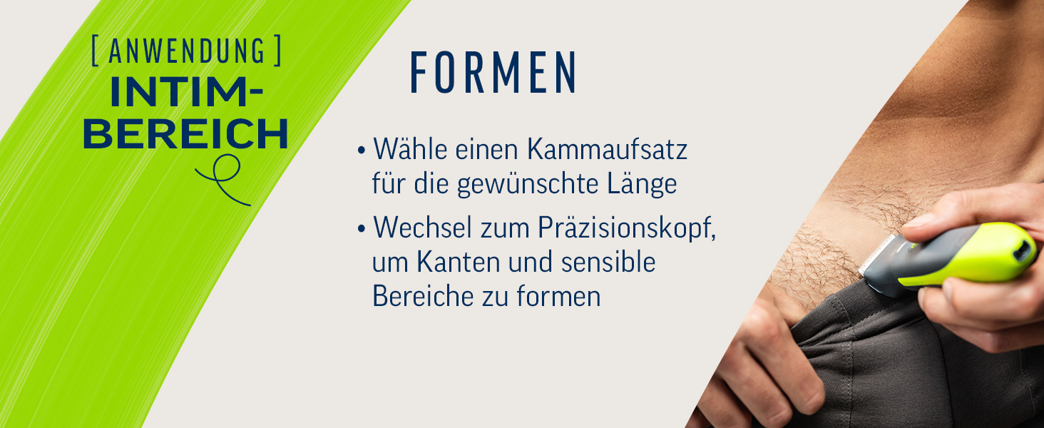 Тріммер Veet Men Intimate - для тіла та зони бікіні, водостійкий | Veet