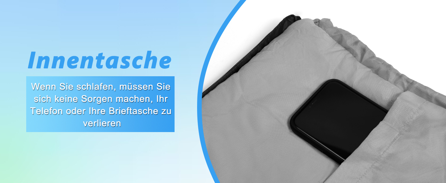 Сплячий мішок Outdoor для кемпінгу на 4 сезони - дорослий спальний мішок, функція 2 в 1, теплий, легкий, водонепроникний для рюкзаків, походів та подорожей, 220 x 80 см
