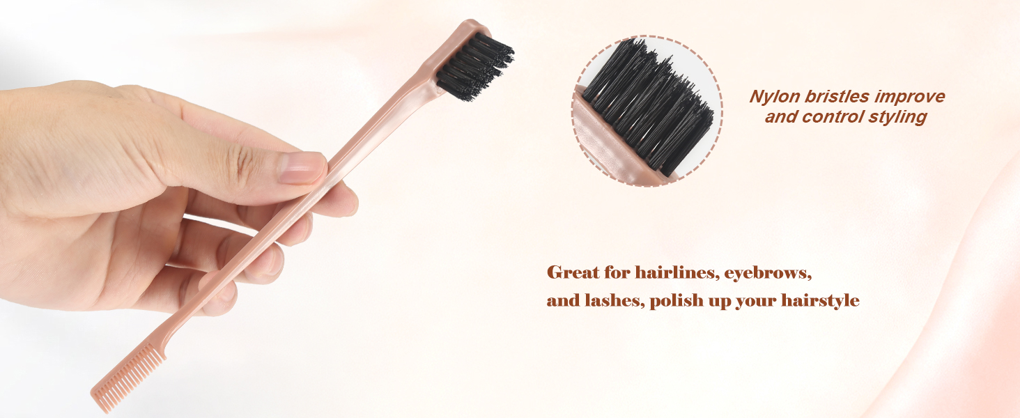 Щітка для волосся з пляшкою спрею 200 мл, розпушувач для натурального волосся, для афрокудрявого волосся 3a-4c, для кучерявого, хвилястого та локонованого волосся, набір з 3 шт. щітки для начісування, щітка з подвійною стороною (терракотова)