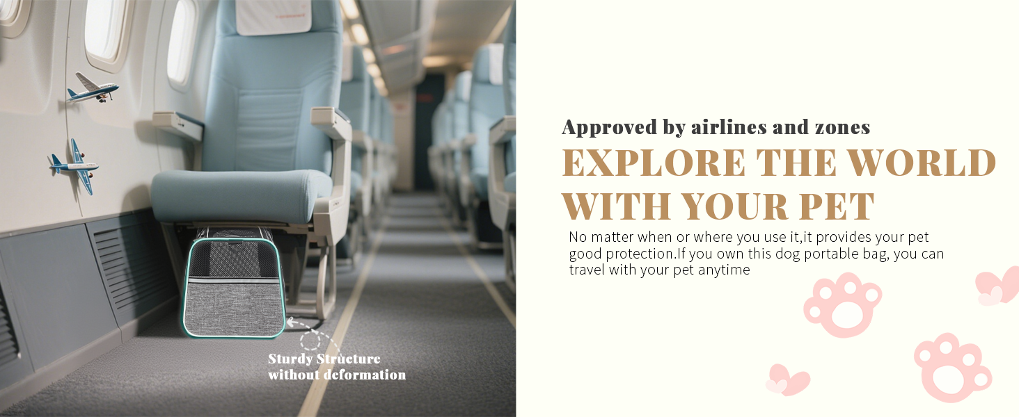 Транспортна сумка для котів HiCaptain, складана, з плечовим ременем, м'яка, для маленьких собак та цуценят до 7 кг (рожева), 46 x 29 x 30 см