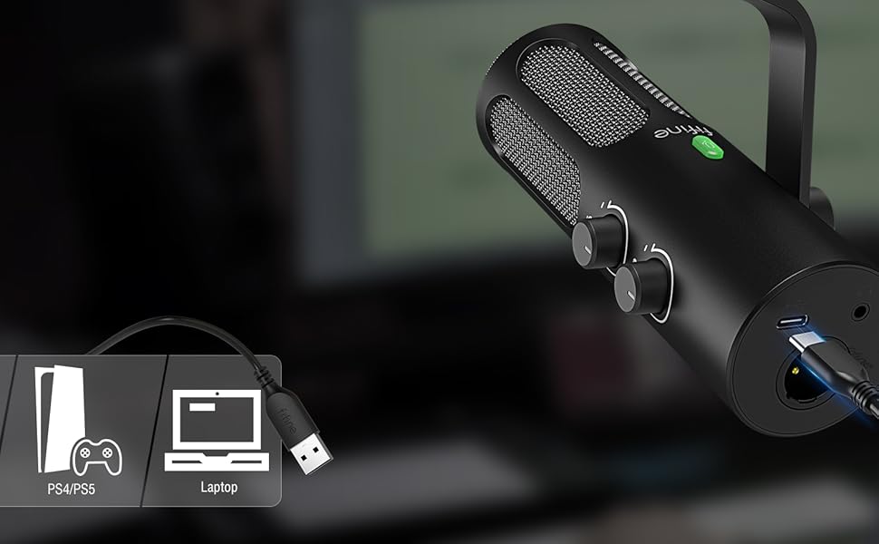 FIFINE AmpliTank 3 - Динамічний XLR мікрофон для студії, подкастів, стрімінгу та запису голосу. Сумісний з мікшерами, ПК та комп'ютерами.