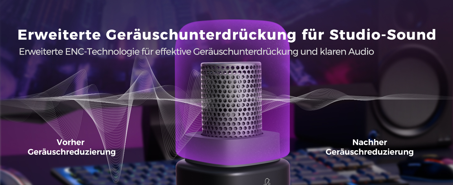 Конденсаторний мікрофон NearStream AM25X з підставкою: USB/XLR, для стрімінгу, подкастів, ігор (PC/PS5/PS4), з функцією моніторингу та шумозаглушення