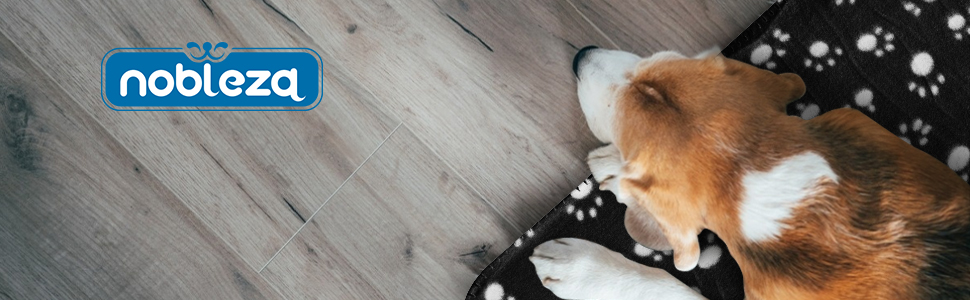 М'яка флісова підстилка для собак і котів Nobleza, 75x75 см (120x100), чорна