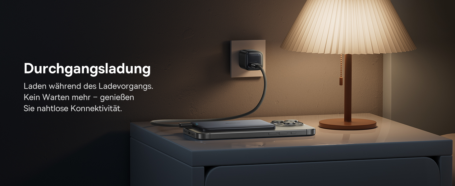 Power Bank Baseus Picogo AM41: 5000mAh, Magsafe, PD 20W, бездротова зарядка, USB-C, для iPhone 17/16/15/14/13/12, Space Grey