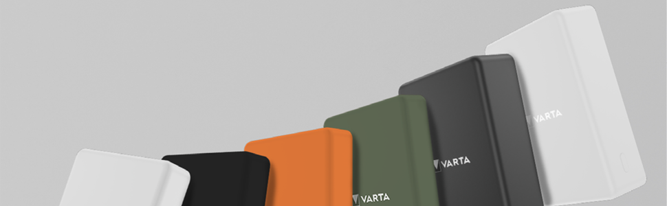 Повербанк VARTA Power Bank Energy 10000 mAh, 20W, USB-C та USB-A, Li-Polymer, з функцією Pass-Through, зарядка до 3 пристроїв одночасно, LED-індикація, помаранчевий