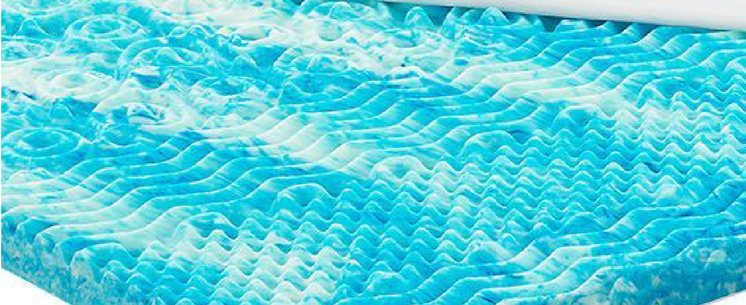 Juskys Topper 180x200 cm Memory Foam Topper, 7-Zone Orthopedic & Breathable, 7cm Height, H2 - H3 Firmness, Washable Cover - Mattress Topper, Mattress Pad