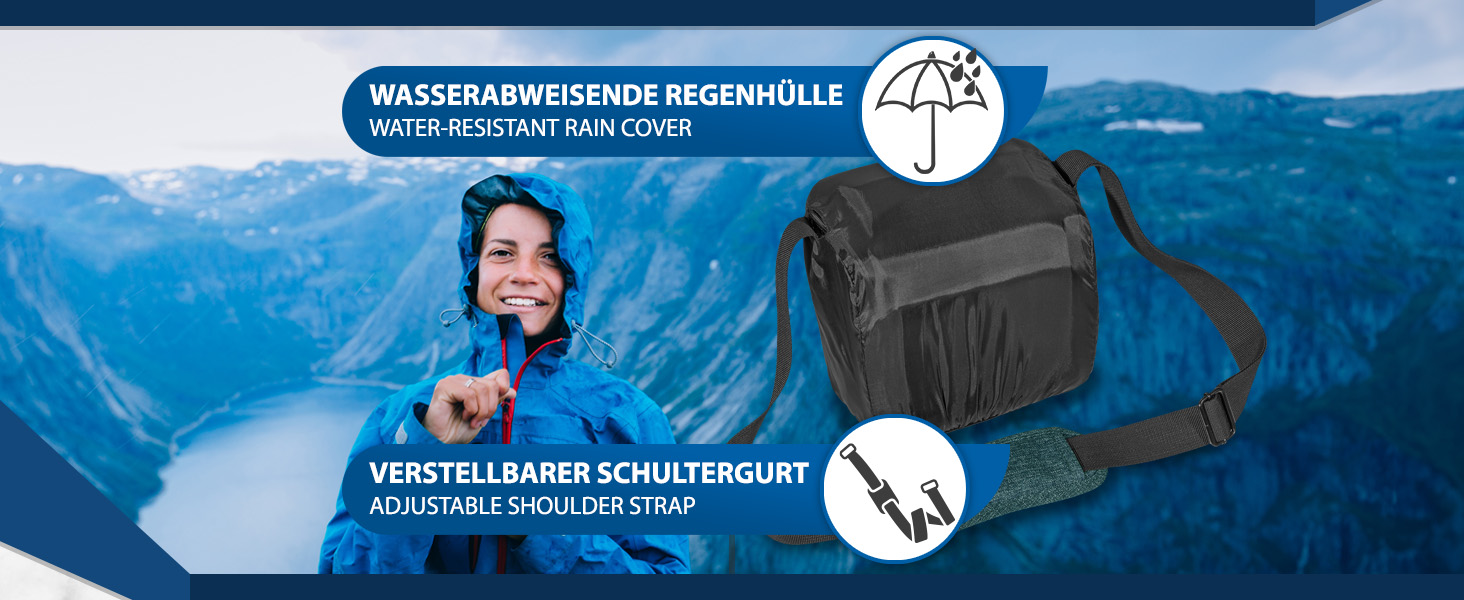 Сумка для DSLR-камери PEDEA: стильна фотосумка з водонепроникним чохлом (сіра)