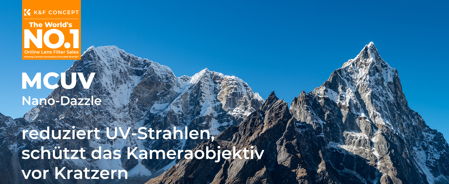 Фільтр UV K&F Concept D-Serie 82mm MCUV Pro Slim - Захист від ультрафіолету