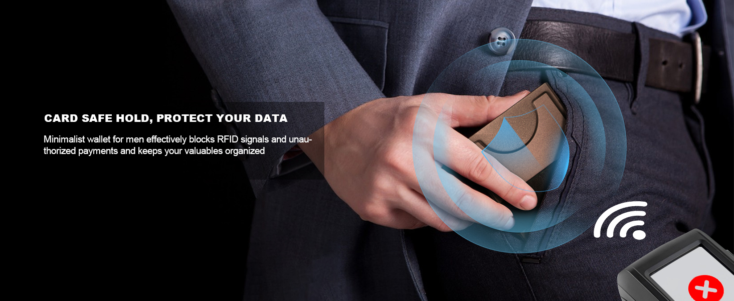 Чоловічий гаманець TOYFID з відділом для AirTag, 12 слотів для карток, відділенням для грошей, RFID захистом, коричневий, алюміній