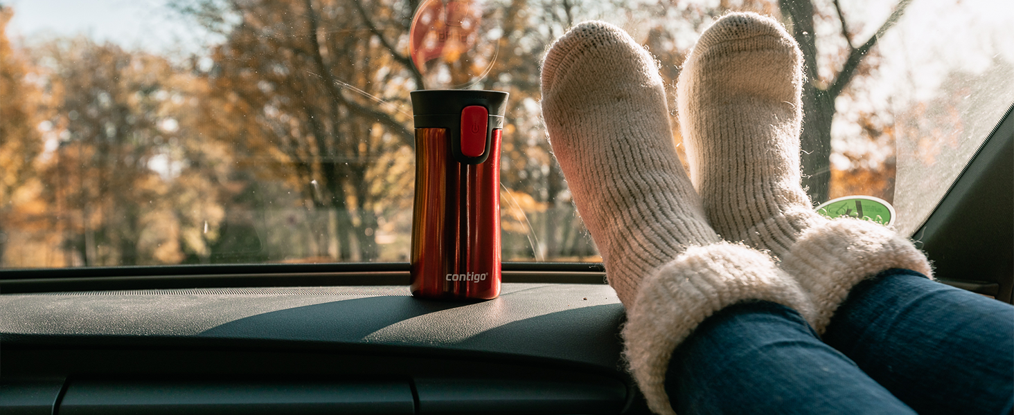 Термокружка Contigo Pinnacle Autoseal, 300 мл, нержавіюча сталь, ізольована, не протікає, з кришкою Easy-Clean, BPA-free