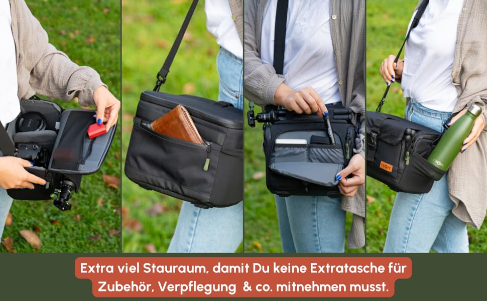 Водонепроникна сумка-чохол C-Rope для камери та фотообладнання, розмір M | Замість рюкзака