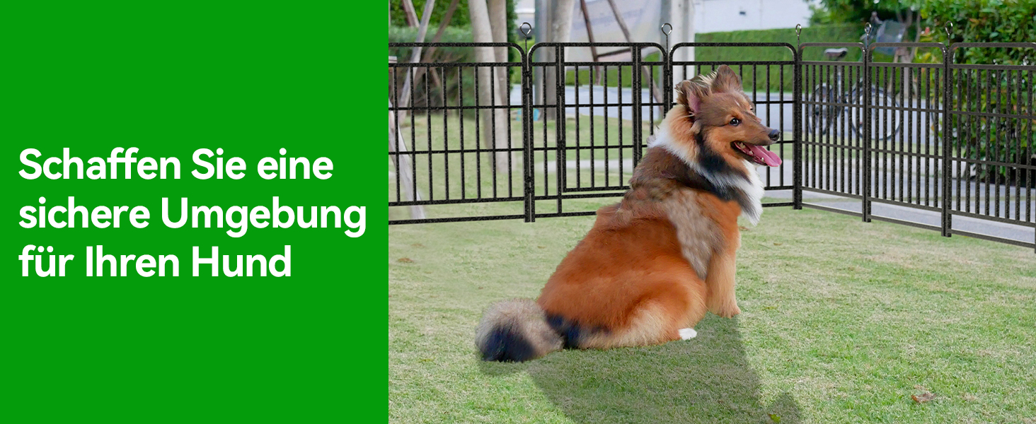 Вольєр для цуценят 544 см, 80 см у висоту, 8-секційний складний вольєр для тварин з дверцятами, вольєр для собак, котів, кроликів, для саду, збірка без інструментів, 8 секцій