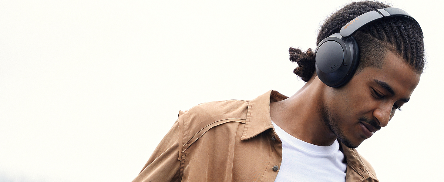 Навушники 1MORE SonoFlow з активним шумозаглушенням, Bluetooth, LDAC, 70 годин, Over-Ear (Чорний)