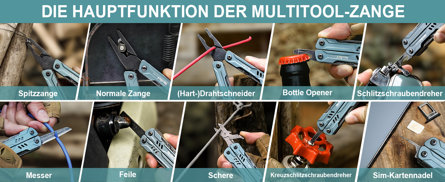 Мультитул NexTool Mini Sailor S11 Pro (12-в-1), сталь, для кемпінгу, туризму, DIY, EDC, подарунок для чоловіків