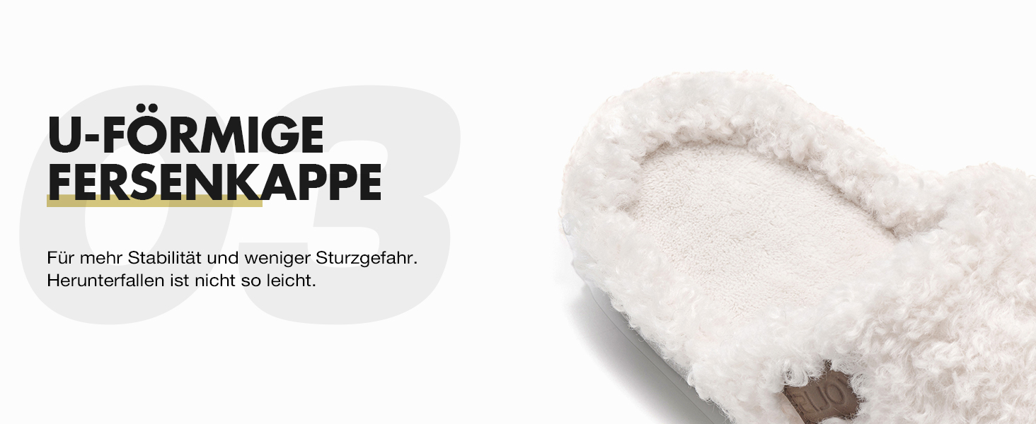 Жіночі тапочки YOLIS Flauschig з підтримкою склепіння стопи, м'які, з піною з пам'яті, зручні та теплі для дому та вулиці, чорні, 36/37 EU