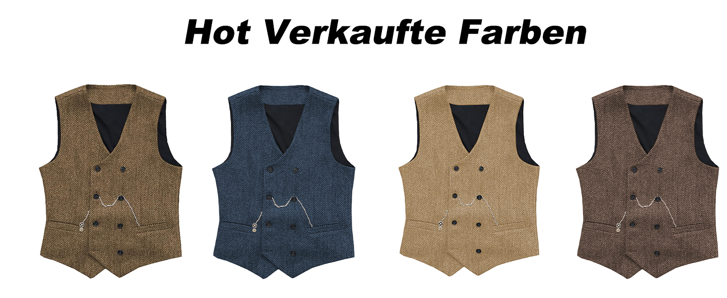 Костюм-двійка чоловічий вінтажний Solovedress: жилет та костюмний піджак з вовни твіду, сірий, для весілля та наречених